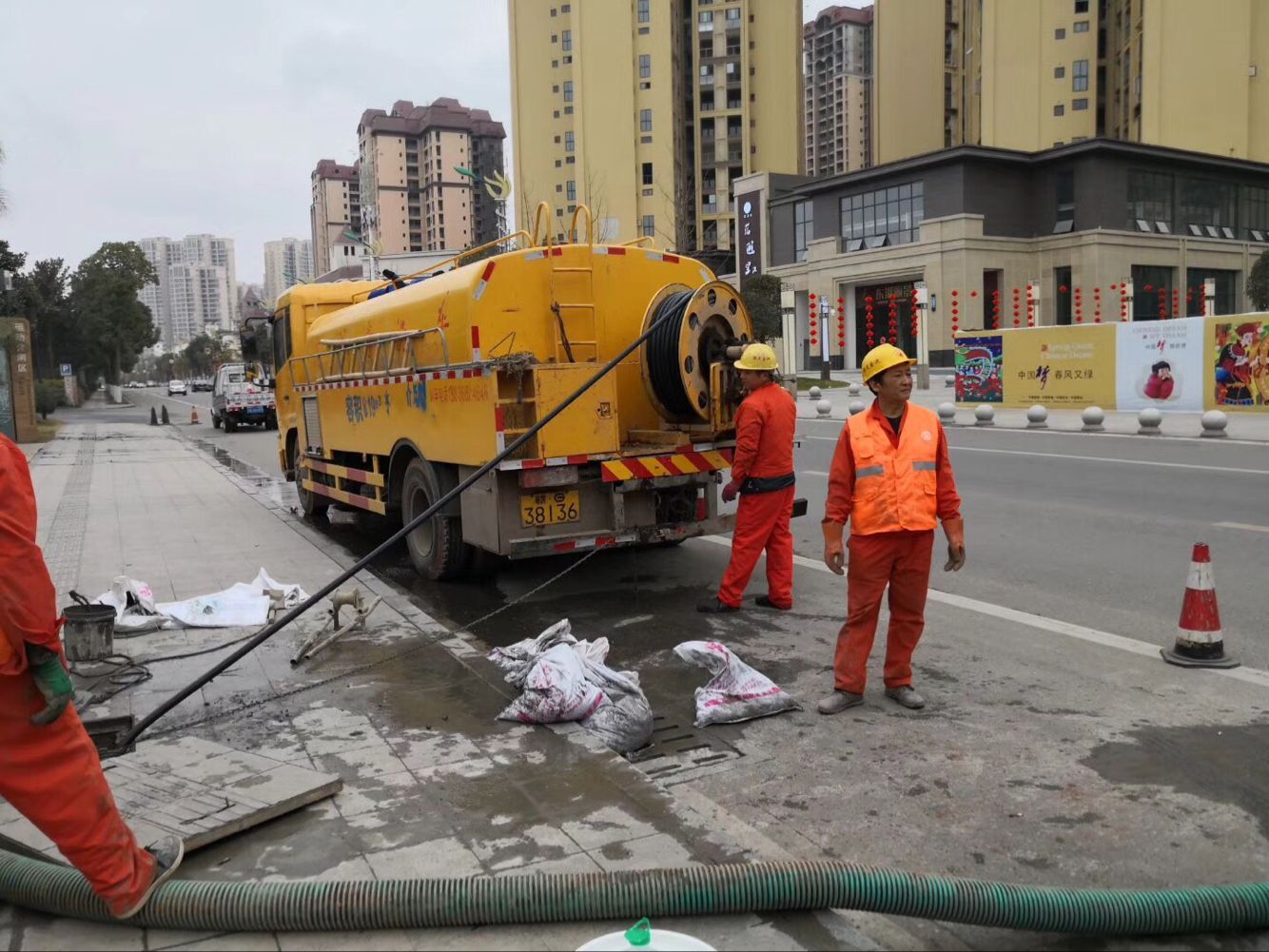 兰坪排污管道清淤-管道清洗